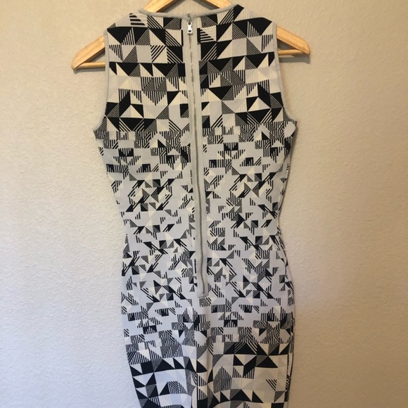 BCBG Max Azria Geometric Print Sheath Dress - Picture 2 of 4